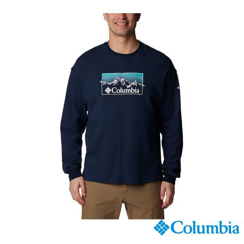 Columbia 哥倫比亞 男款 - Duxbery™ 防曬長袖上衣-深藍 UXM17390NY-HF