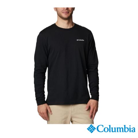Columbia 哥倫比亞 男款 - Rockaway River™ 彈性長袖上衣-黑色 UXM95480BK-HF