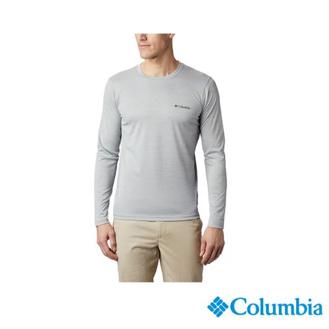 Columbia 哥倫比亞 男款-OFZ 涼感快排長袖上衣-花灰色 UAE60830HG (2024春夏)