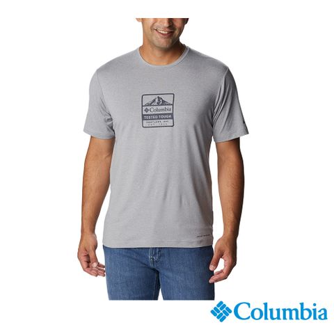 Columbia 哥倫比亞 男款-Omni-ShadeUPF50快排短袖上衣-灰色 UAX54020GY (2023春夏)