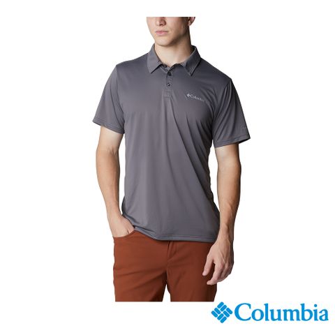 Columbia 哥倫比亞 男款- Omni-Wick快排POLO衫-深灰 UAE36140DY (2023春夏)
