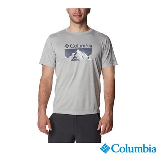 Columbia 哥倫比亞 男款-OFZ涼感UPF30快排短袖上衣-灰色 UAE64630GY (2023春夏)