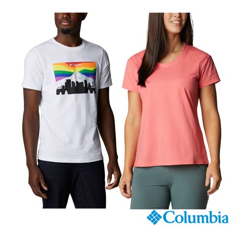 Columbia哥倫比亞 男女款 - UPF50快排短袖上衣