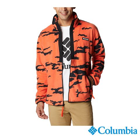 Columbia 哥倫比亞 男款 -Icons 迷彩刷毛外套-橘色 UAM80850GL