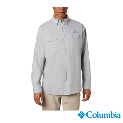Columbia 哥倫比亞 男款 - UPF40快排長袖襯衫-灰色 UFM70740GY
