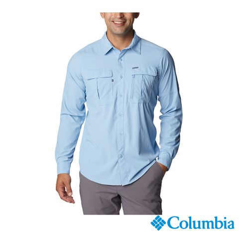Columbia哥倫比亞 男款-Omni-Shield超防潑UPF40長袖襯衫-藍色 UAE97430BL (2023春夏)
