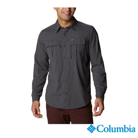 Columbia哥倫比亞 男款-Omni-Shield超防潑UPF40長袖襯衫-黑色 UAE97430BK (2023春夏)