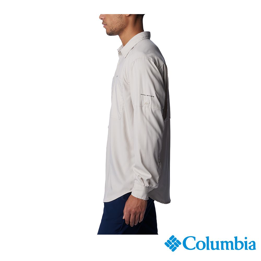 Columbia 哥倫比亞   男款 - Silver Ridge UPF 50防曬快排長袖襯衫-卡其 UAM16830KI-HF