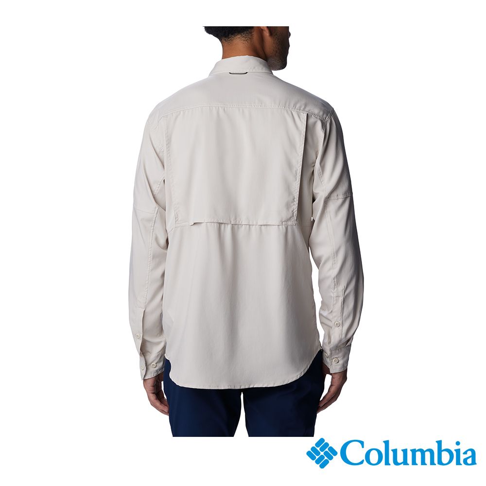 Columbia 哥倫比亞   男款 - Silver Ridge UPF 50防曬快排長袖襯衫-卡其 UAM16830KI-HF