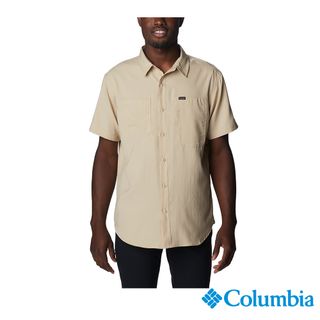 Columbia 哥倫比亞 男款 -Omni-Shade 超防曬UPF50快排短袖襯衫-卡其 UAE15170KI (2023春夏)