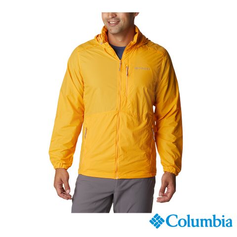 Columbia 哥倫比亞 男款-UPF40防曬風衣-黃色 UWJ98110YL