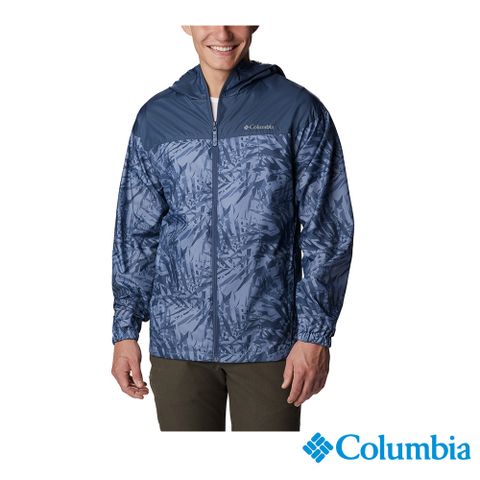 Columbia 哥倫比亞 男款 -Omni-Shade UPF40防潑水風衣-深藍 UWE87770NY (2023春夏)