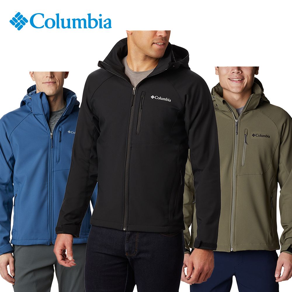 Columbia 哥倫比亞   男款- 軟殼外套-黑色 UWE32410BK / FW22