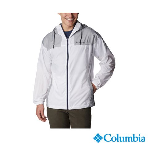Columbia 哥倫比亞 男款-UPF40防曬風衣-白色 UWE07570WT (2024春夏)