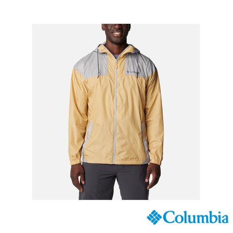 Columbia 哥倫比亞 男款-UPF40防曬風衣-黃色 UWE07570YL (2024春夏)