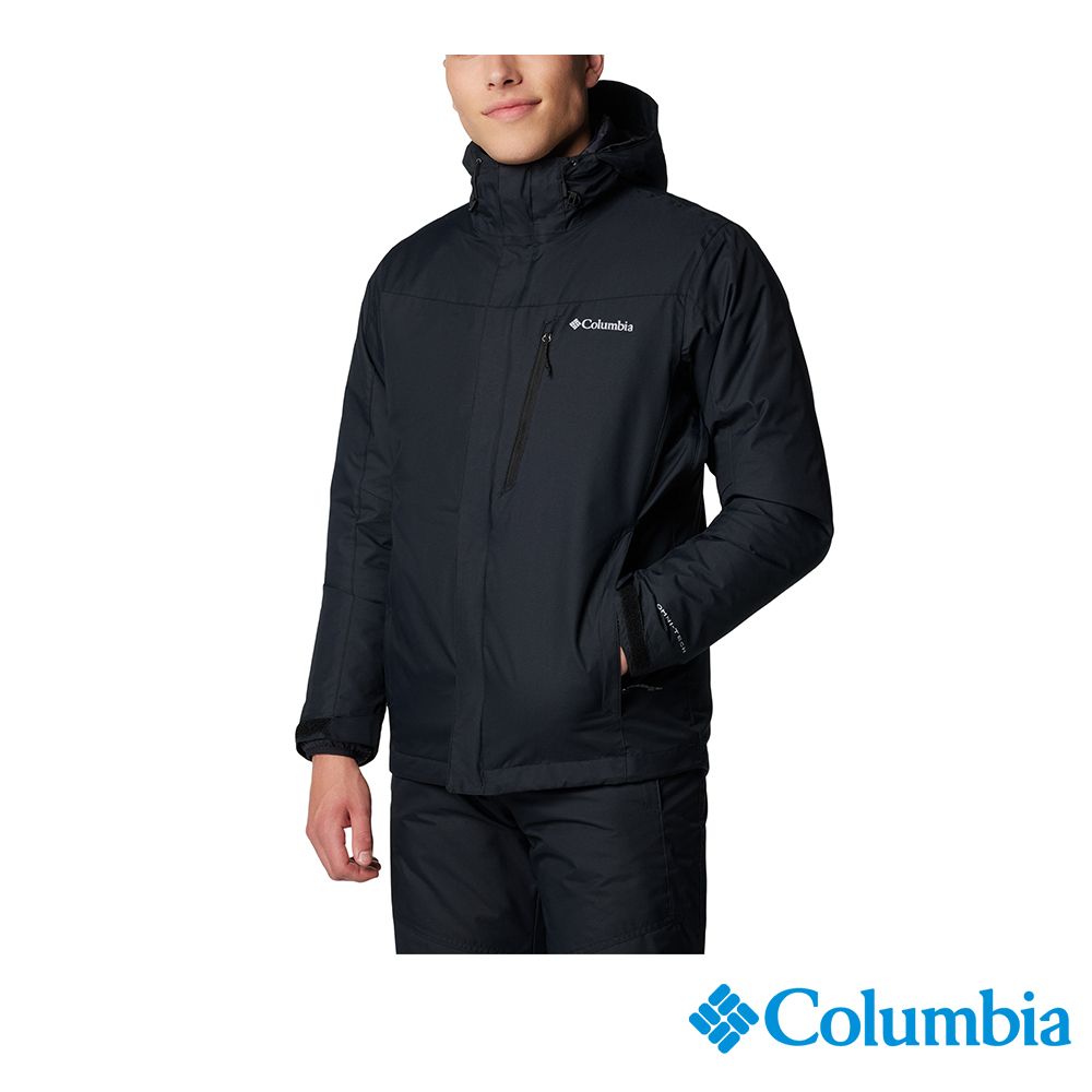 Columbia 哥倫比亞 男款 - Omni Tech防水保暖兩件式外套-黑色 UWE91910BK/IF