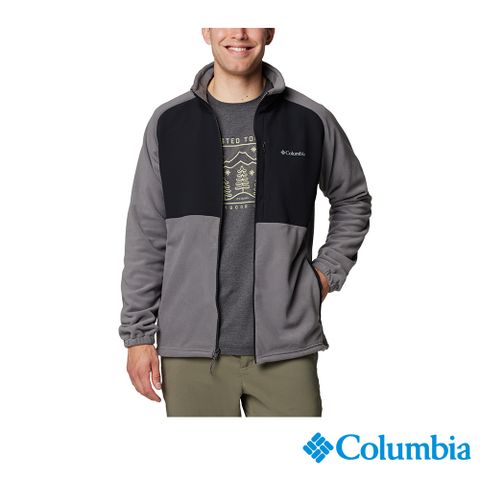 Columbia 哥倫比亞 男款 - 刷毛立領外套-灰色 UAE14460GY/IF