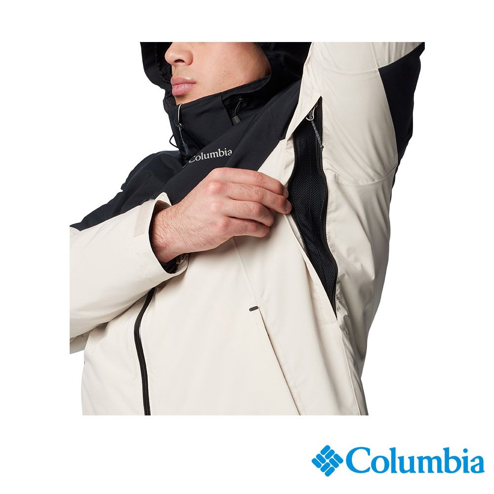 Columbia 哥倫比亞 男款 - Omni Tech防水極暖兩件式羽絨外套-卡其 UWE66710KI/IF