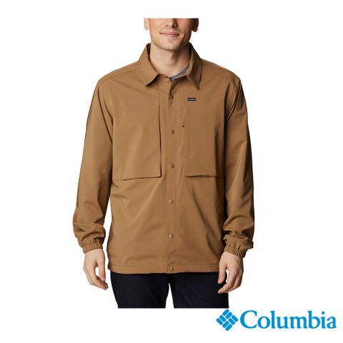 Columbia哥倫比亞 男款-Omni-Shield™ 防潑抗髒污襯衫領外套-黑色 UAE90640BK/FW22