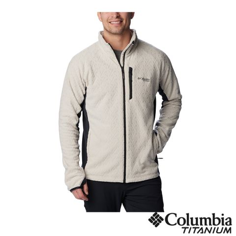 Columbia 哥倫比亞 男款 - Titan Pass™ 柔暖快排刷毛外套-卡其 UAE26890KI-HF