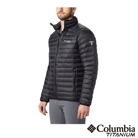 Columbia哥倫比亞 男款- Omni-TECH™防水鋁點保暖650羽絨外套-深藍 UEE15130NY