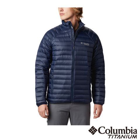 Columbia 哥倫比亞 男款- Omni-HEAT™3D鋁點保暖羽絨外套-深藍 UWE08810NY