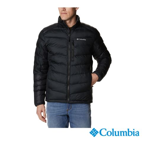 Columbia 哥倫比亞 男款- Omni-Heat™黃金鋁點極暖立領外套-黑色 UWE83950BK/FW22