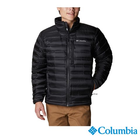 Columbia 哥倫比亞 男款 - Pebble Peak™ 極暖立領羽絨外套-黑色 UWE82870BK-HF