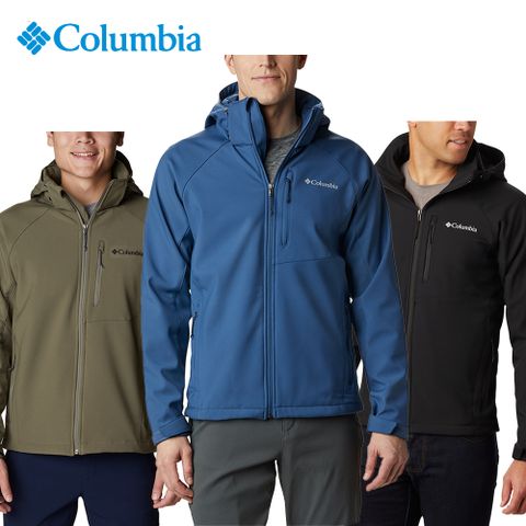 Columbia 哥倫比亞 男款-軟殼外套-墨藍 UWM32410IB / FW22