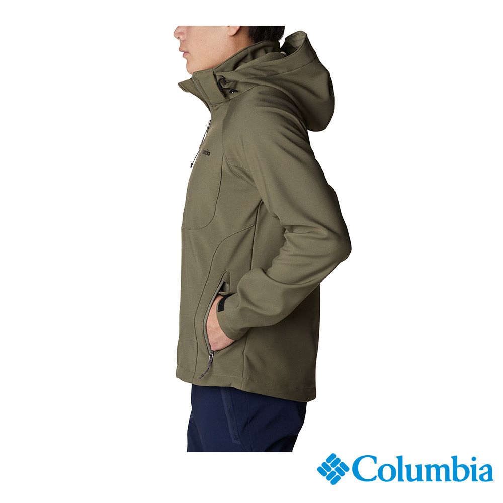 Columbia 哥倫比亞  男款-軟殼外套-軍綠 UWM32410AG / FW22
