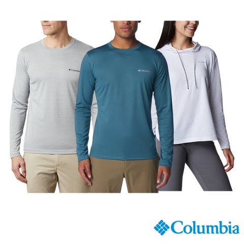 Columbia 哥倫比亞 男女款-涼感快排長袖上衣(2024春夏)