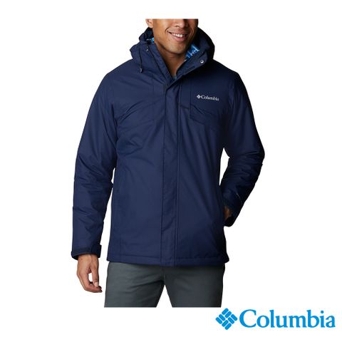 【Columbia哥倫比亞】男款Omni-Tech防水保暖兩件式外套-深藍 UWE12730NY/ FW22