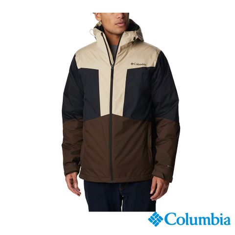 【Columbia哥倫比亞】男款Omni-Tech防水保暖兩件式外套-棕色 UWE59790BN / FW22