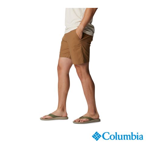 Columbia 哥倫比亞 男款- 休閒短褲-棕色 UAE97310BN