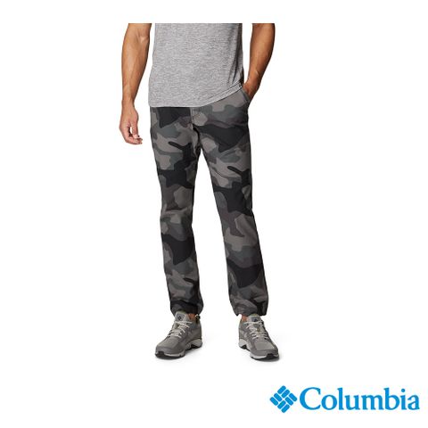 Columbia哥倫比亞 男款-彈性長褲-黑迷彩 UAE34160BQ /FW22