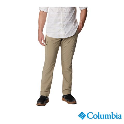 Columbia哥倫比亞 男款- Omni-Shade UPF50快排長褲-卡其 UAM91840KI (2023春夏)