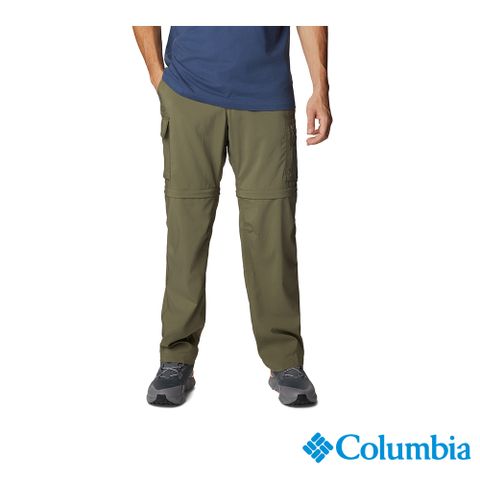 Columbia哥倫比亞 男款-Omni-Shade UPF50快排兩截褲-軍綠 UAE98340AG (2023春夏)