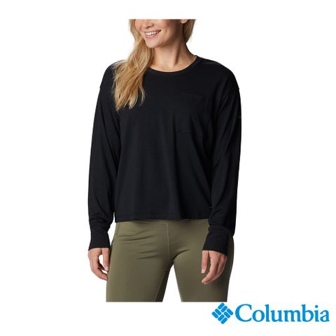 Columbia 哥倫比亞 女款 - Boundless Trek™ 快排長袖上衣-黑色 UAR08490BK-HF