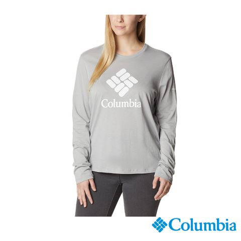 Columbia 哥倫比亞 女款 - Columbia Trek™ 長袖上衣-灰色 UAK02770GY-HF