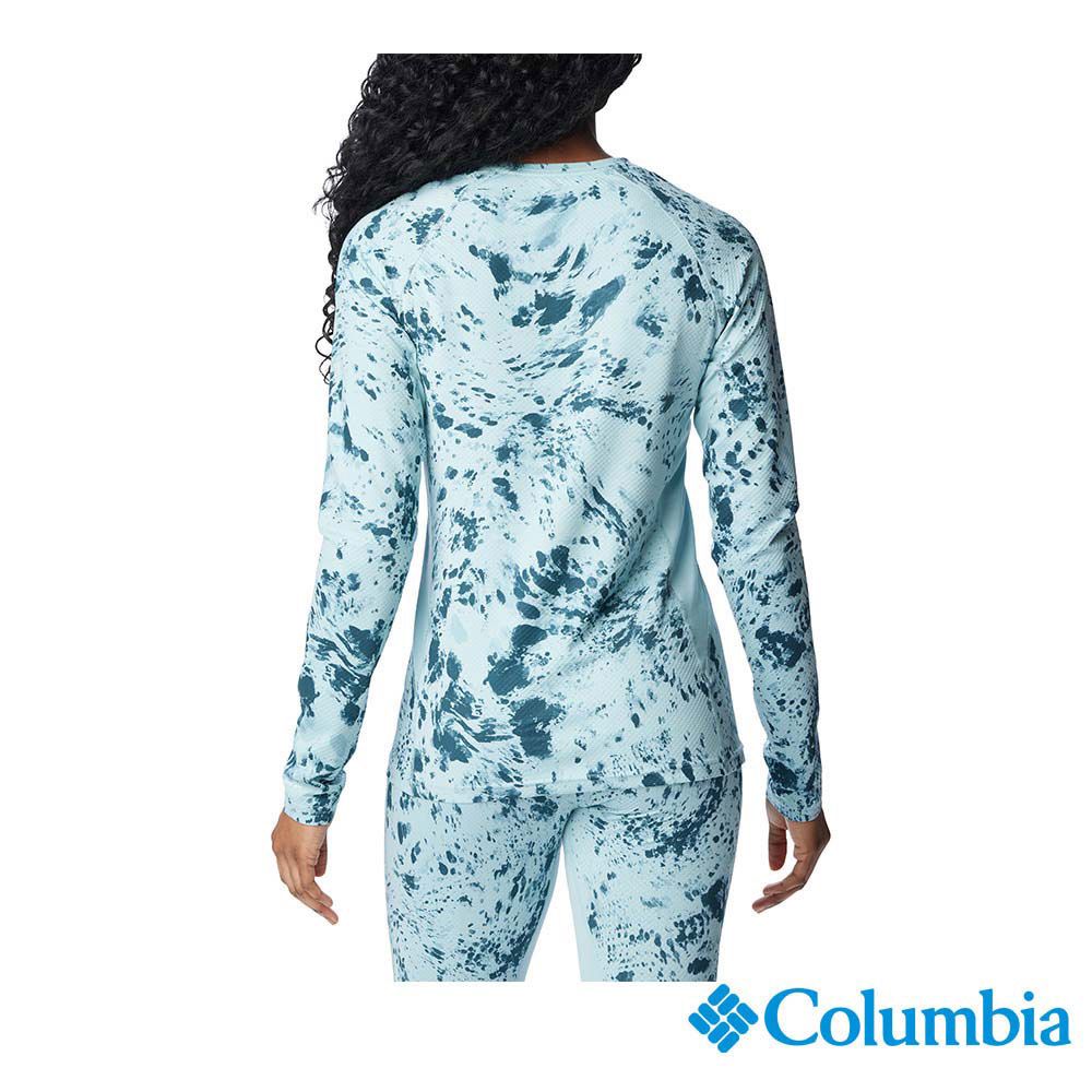 Columbia 哥倫比亞   女款 - W Omni-Heat Infinity 極暖快排內著長袖上衣-綠色印花 UAL24840GV-HF