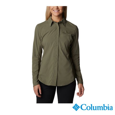 Columbia 哥倫比亞 女款 - Omni-Shield ™超防潑長袖襯衫-軍綠 UAR89380AG /FW22