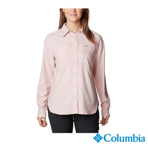 Columbia 哥倫比亞 女款 - Silver Ridge Utility™ UPF 50防曬快排長袖襯衫-淺粉色 UAR99100LK-HF