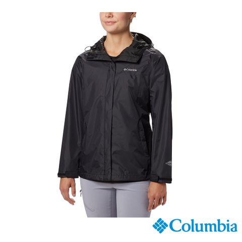 Columbia 哥倫比亞 女款 - Omni-Tech防水外套-黑色 URR24360BK