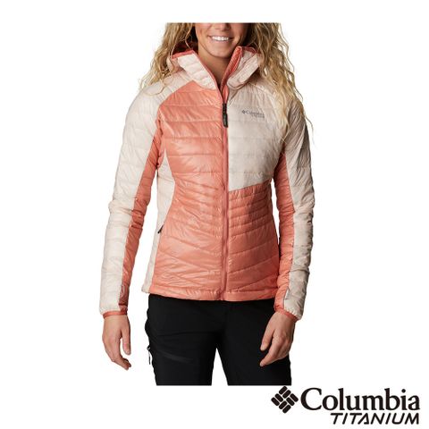 Columbia 哥倫比亞 女款- Omni-Heat™ Infinity 鈦極暖連帽外套-橘紅 UWR47010AH /FW22