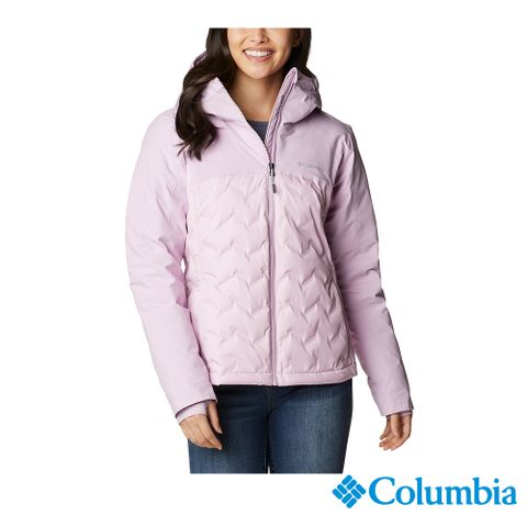 Columbia 哥倫比亞 女款- Omni-Heat 防水極暖羽絨外套-粉紅 UWR90480PK/ FW22