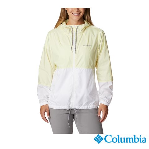 Columbia 哥倫比亞 女款-Windbreaker防小雨抗汙風衣-黃色 UKL30100YL (2023春夏)