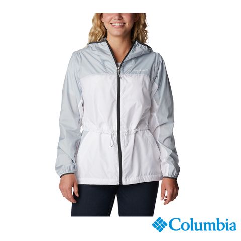 Columbia 哥倫比亞 女款-Omni-Shade UPF40風衣-灰藍 UWR91530GL (2023春夏)