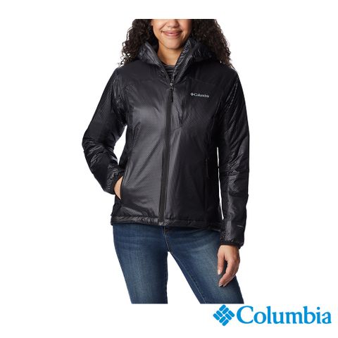 Columbia 哥倫比亞 女款 - Arch Rock™ 極暖連帽外套-黑色 UWR64870BK-HF