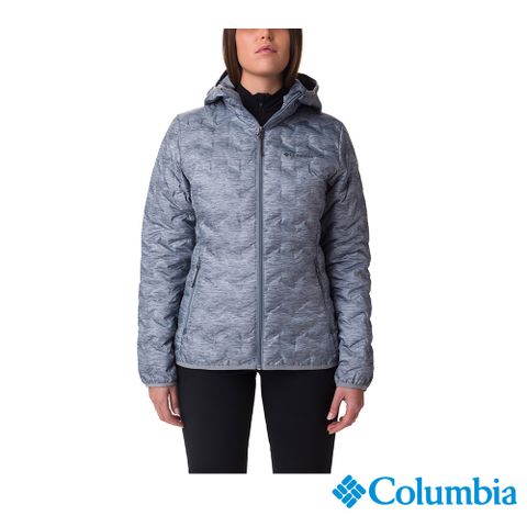 Columbia 哥倫比亞 女款 - Delta Ridge™ 650 FP保暖羽絨連帽外套-花灰色 UWR02600HG-HF