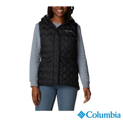 Columbia 哥倫比亞 女款 - Delta Ridge™ 650 FP保暖羽絨連帽背心-黑色 UWR17270BK-HF